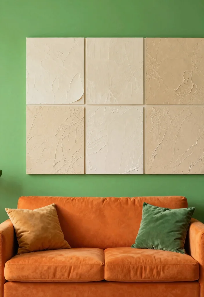 18 3D Wall Panels Living Room Ideas Modern Texture Focus - 7. Radiant Color Wash 1