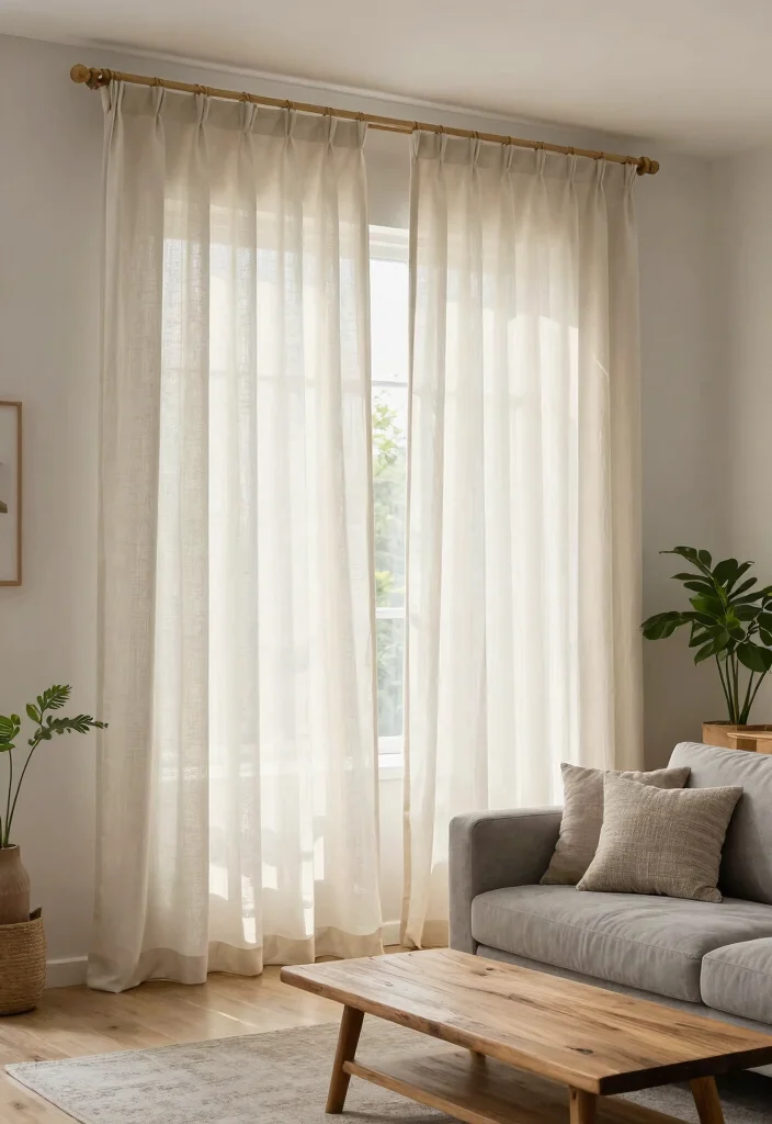 18 Best Curtains for Living Room Ideas That Elevate Any Space - 1. Organic Cotton Curtains 1