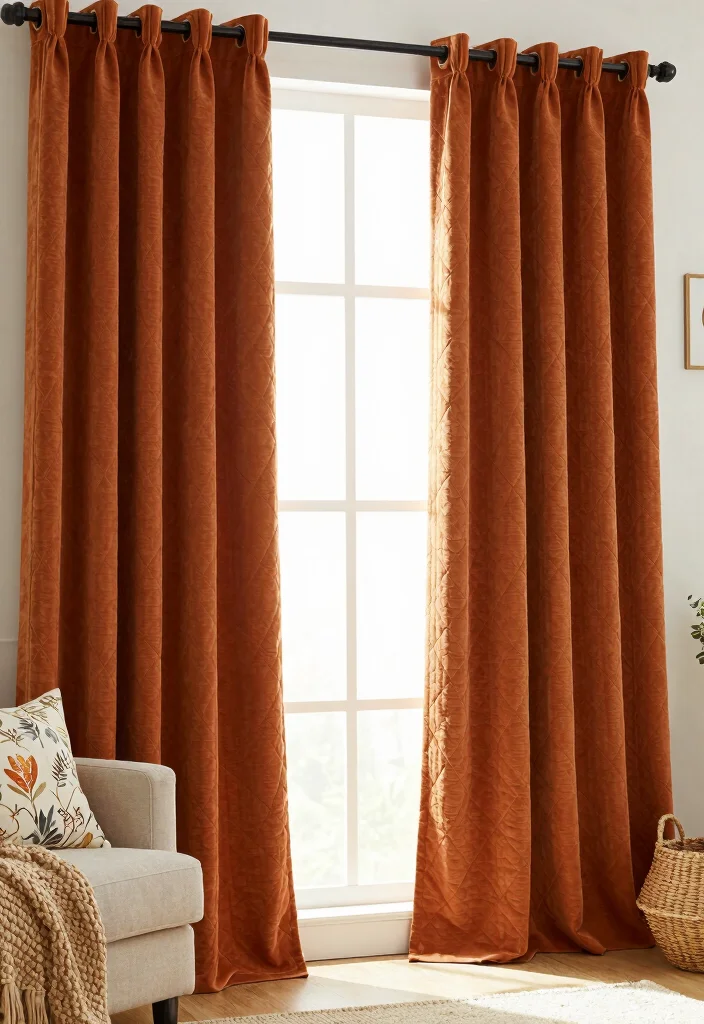 18 Best Curtains for Living Room Ideas That Elevate Any Space - 10. Quilted Curtains 1