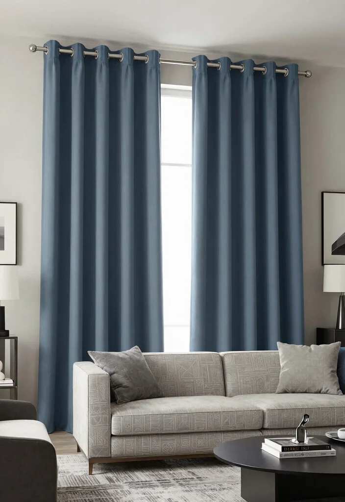 18 Best Curtains for Living Room Ideas That Elevate Any Space - 13. Grommet Top Curtains 1