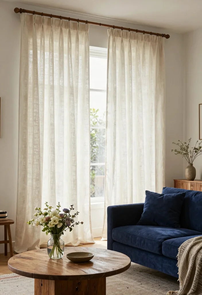 18 Best Curtains for Living Room Ideas That Elevate Any Space - 4. Linen Curtains 1