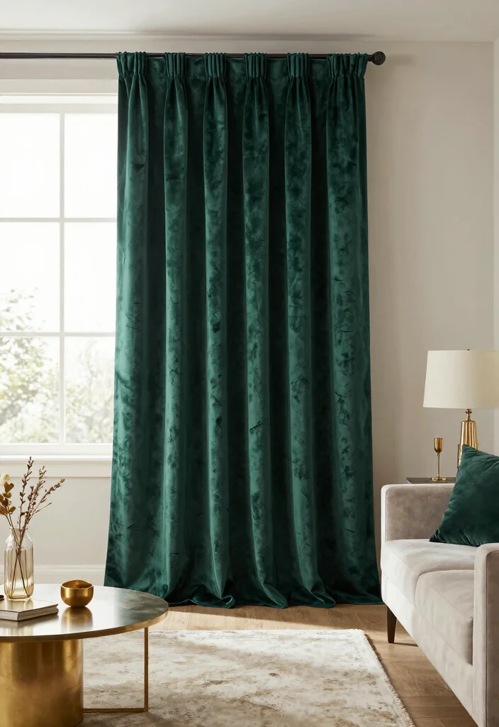 18 Best Curtains for Living Room Ideas That Elevate Any Space - 6. Eco-friendly Velvet Curtains 1