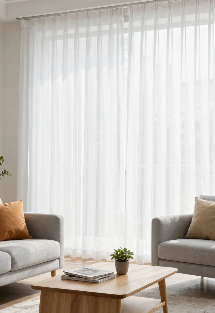 18 Best Curtains for Living Room Ideas That Elevate Any Space - 7. Sheer Curtains 1