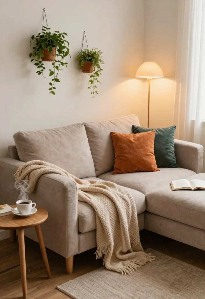 18 L Shaped Couch Living Room Ideas Perfect for Any Layout - 1. The Cozy Corner Nook 1
