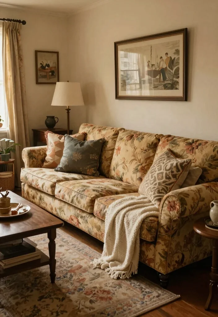 18 L Shaped Couch Living Room Ideas Perfect for Any Layout - 8. Vintage Vibes 1