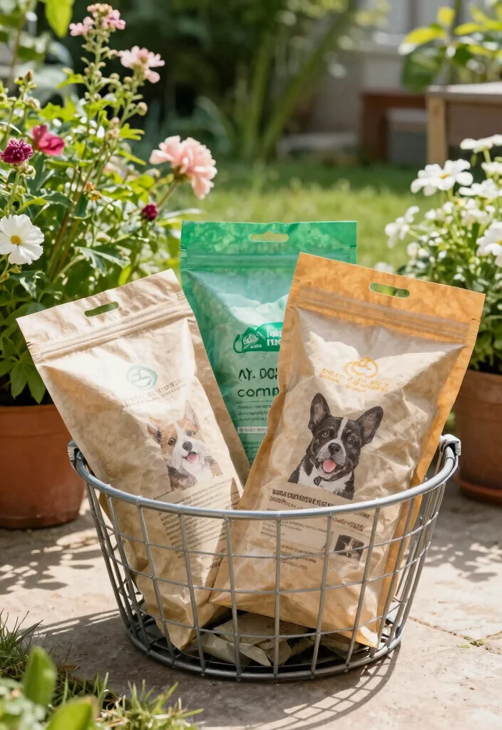 12 Backyard Dog Poop Disposal Ideas That Stay Odor-Free - 7. Compostable Dog Waste Bags 1