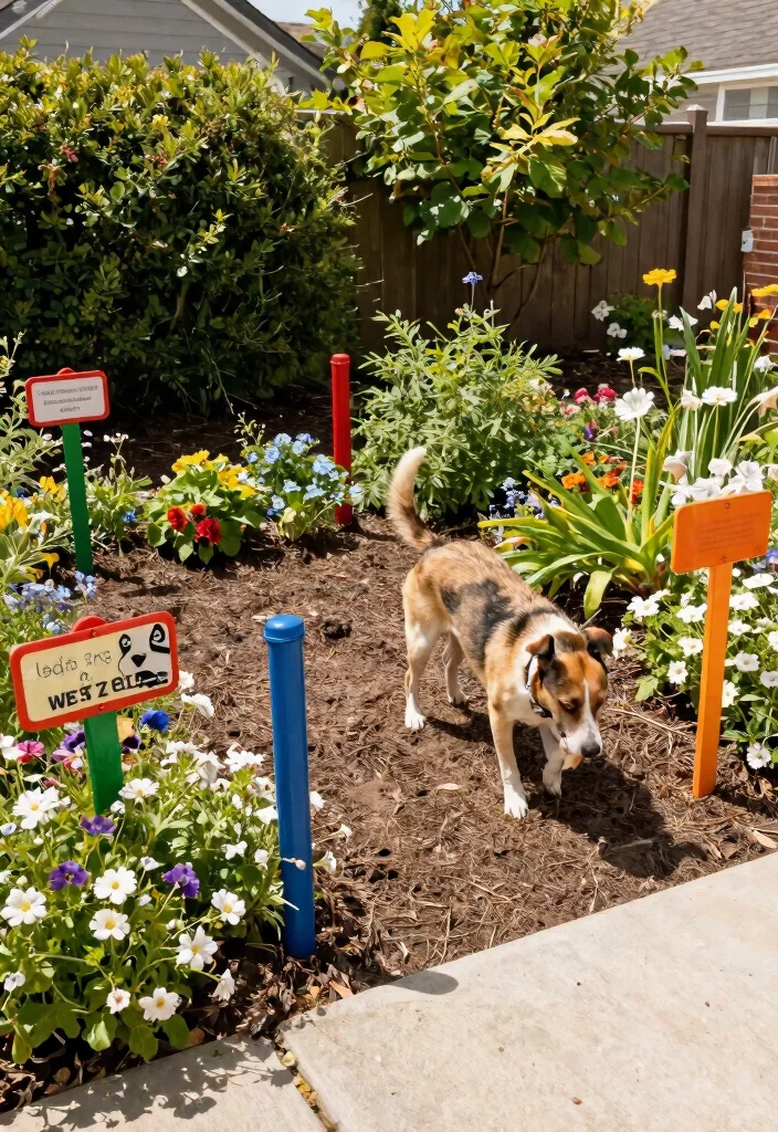 12 Backyard Dog Poop Disposal Ideas That Stay Odor-Free - 8. Garden Zones for Dog Waste 1