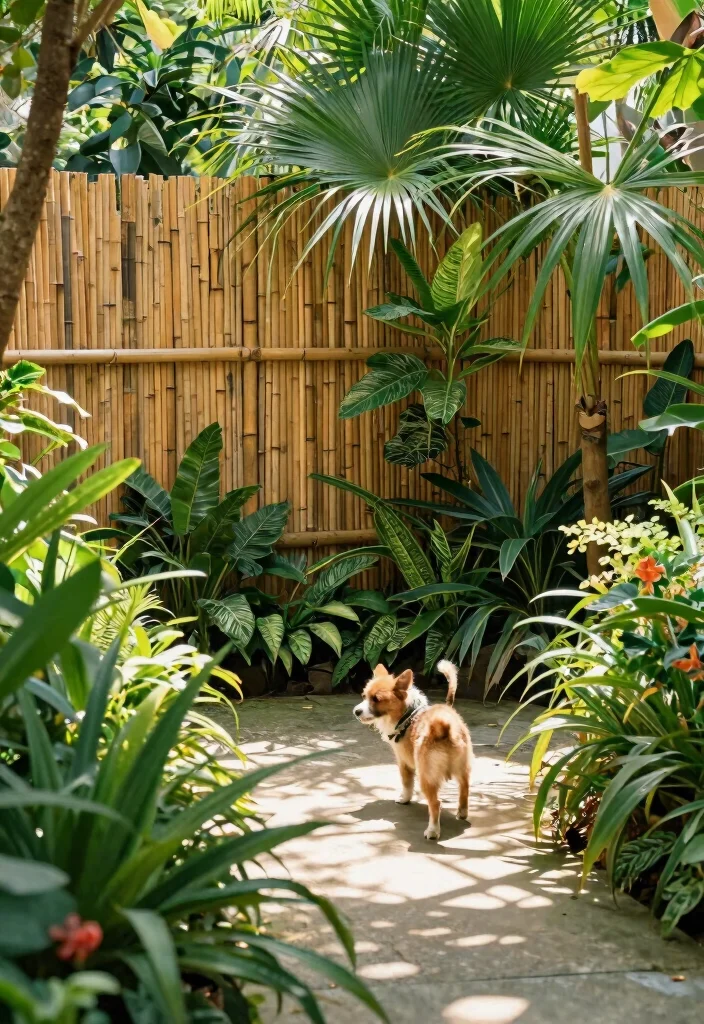 12 Dog Fence Ideas That Keep Pets Safe Without Blocking the View - 4. Bamboo Fences 1