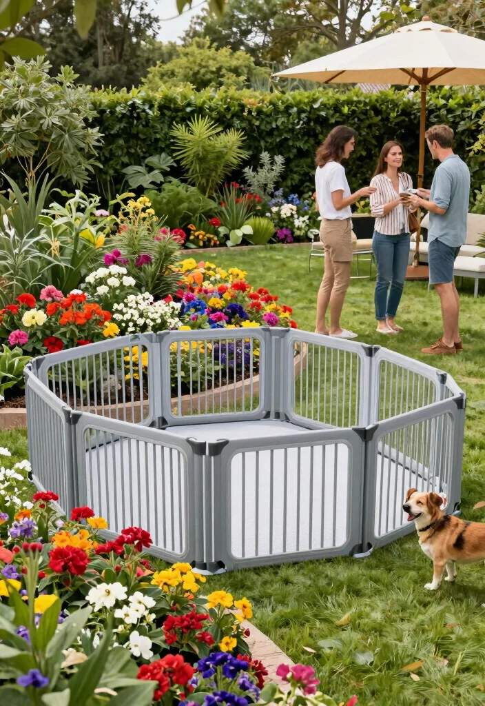 12 Dog Fence Ideas That Keep Pets Safe Without Blocking the View - 7. Retractable Dog Fences 1