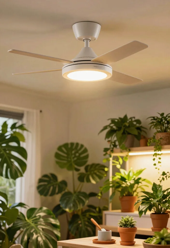 12 Flush Mount Ceiling Fan Ideas for Low Ceilings That Need Airflow - 11. Multi-Purpose Ceiling Fans 1