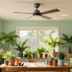 12 Flush Mount Ceiling Fan Ideas for Low Ceilings That Need Airflow