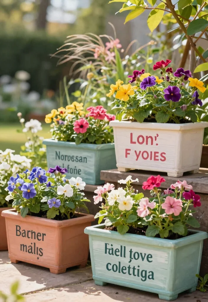 12 Hand Painted Planter Ideas That Don't Chip or Fade - 6. Inspirational Quotes 1