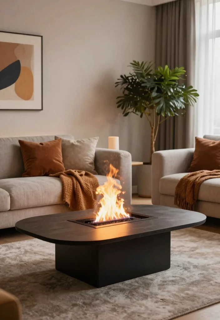 12 Indoor Fire Pit Ideas That Don't Require Venting or Permits - 1. Bioethanol Fire Pits for Eco-Friendly Ambiance 1