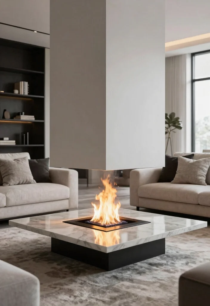 12 Indoor Fire Pit Ideas That Don't Require Venting or Permits - 8. Glass Fire Pits for Elegant Modern Spaces 1