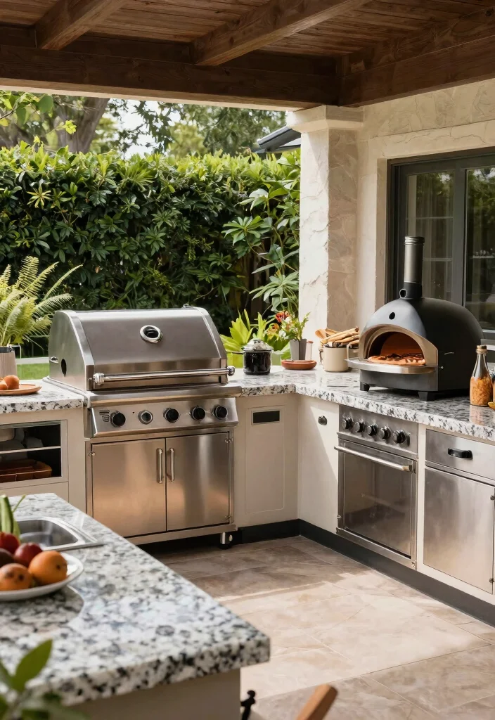 12 Luxury Outdoor Kitchen Ideas That Justify the Splurge - 5. Gourmet Cooking Spaces 1