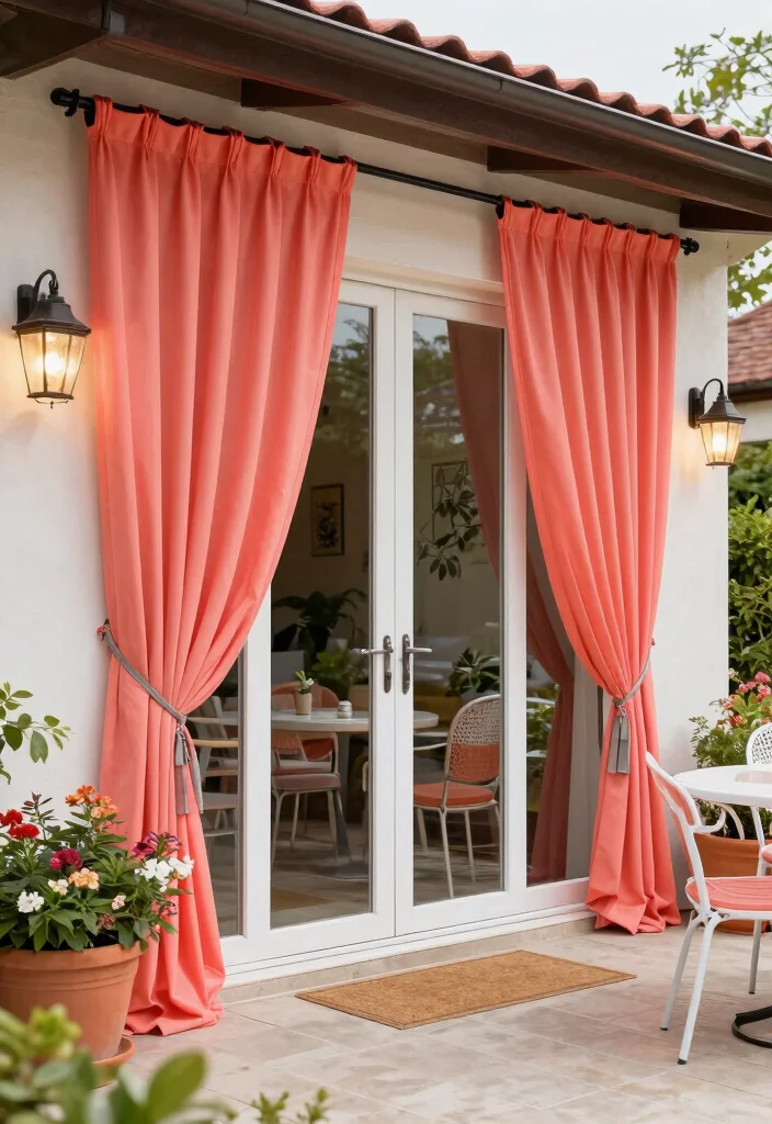 12 Patio Door Curtains That Block Heat Without Looking Dated - 12. UV-Blocking Outdoor Fabrics 1