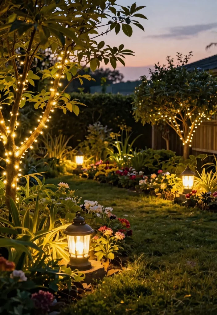 12 Spring Outdoor Decor Ideas That Survive Rain and Wind - 3. Weather-Resistant Garden Lights 1