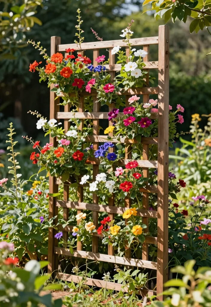 14 Backyard Fence Ideas on a Budget That Boost Curb Appeal - 10. DIY Trellis Fence 1