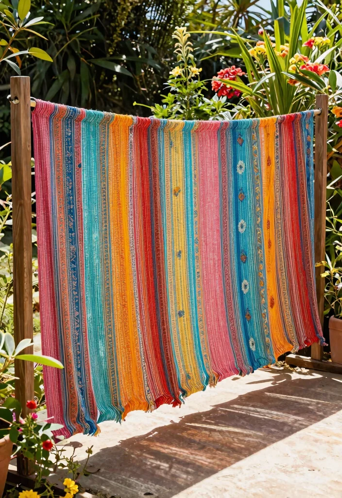 14 Backyard Fence Ideas on a Budget That Boost Curb Appeal - 12. Fabric Screen Fence 1