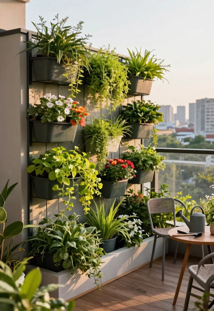 14 Balcony Grill Railing Design Ideas That Add Privacy Without Blocking Views - 1. Lush Green Vertical Gardens 1