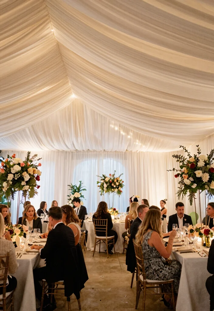 14 Ceiling Draping Wedding Ideas on a Budget That Look Expensive - Conclusion 1
