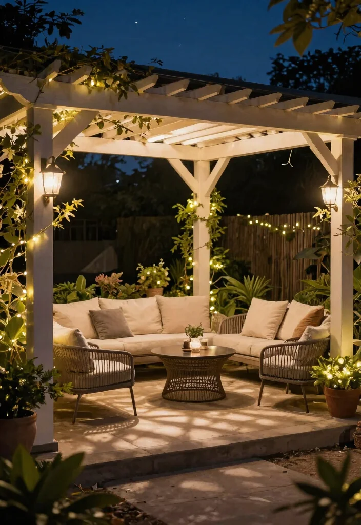 14 Cobertura de Pergola Que Resiste Lluvia y Viento Fuerte - 11. Shade Structures with Built-In Lighting 1