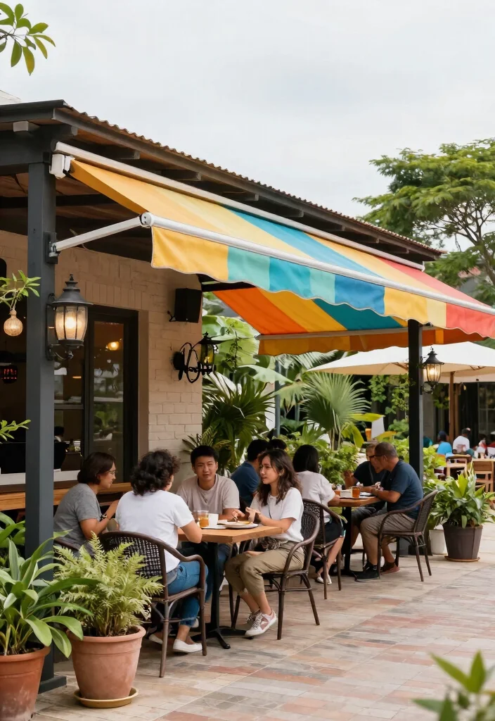 14 Cobertura de Pergola Que Resiste Lluvia y Viento Fuerte - 5. Retractable Awnings 1