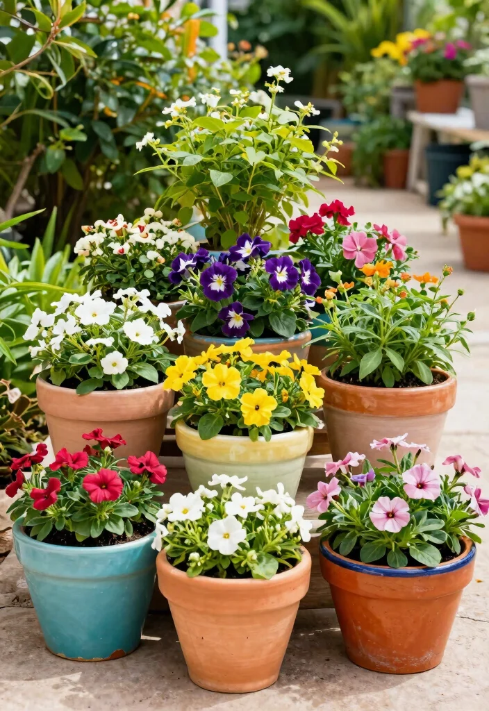 14 Large Outdoor Planter Ideas That Stay Put in Wind and Weather - 11. Colorful Glazed Ceramic Planters 1