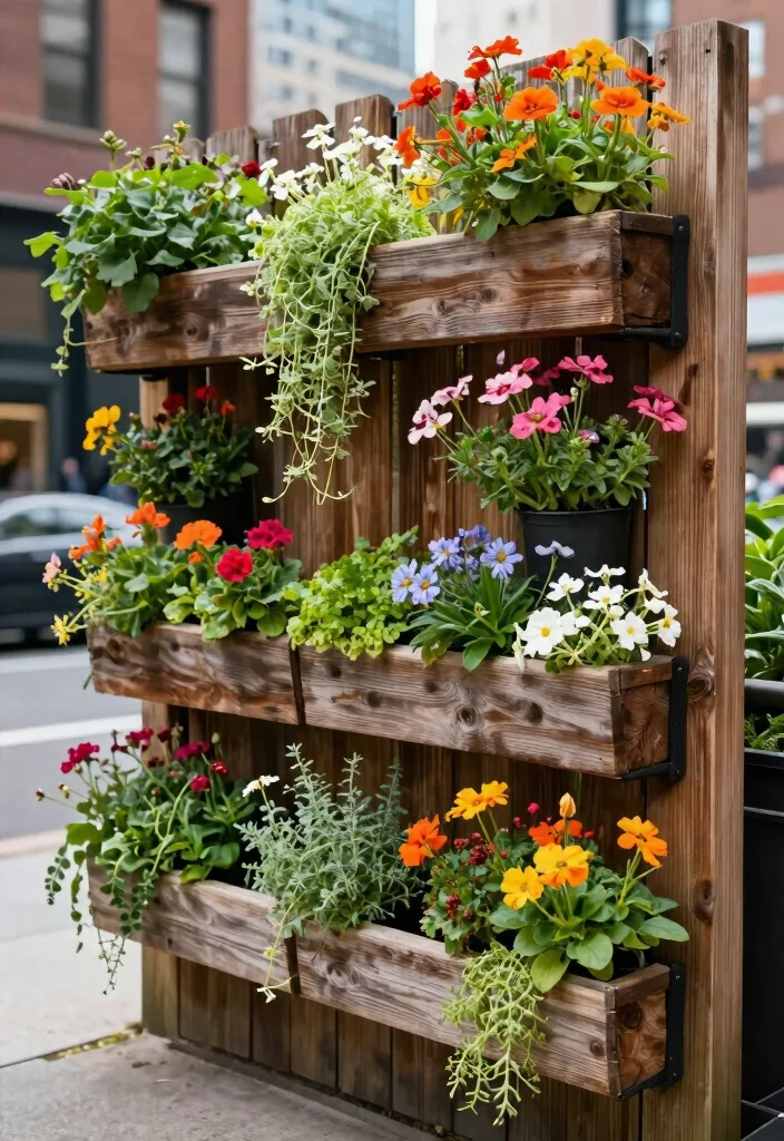 14 Large Outdoor Planter Ideas That Stay Put in Wind and Weather - 12. Vertical Garden Planters 1