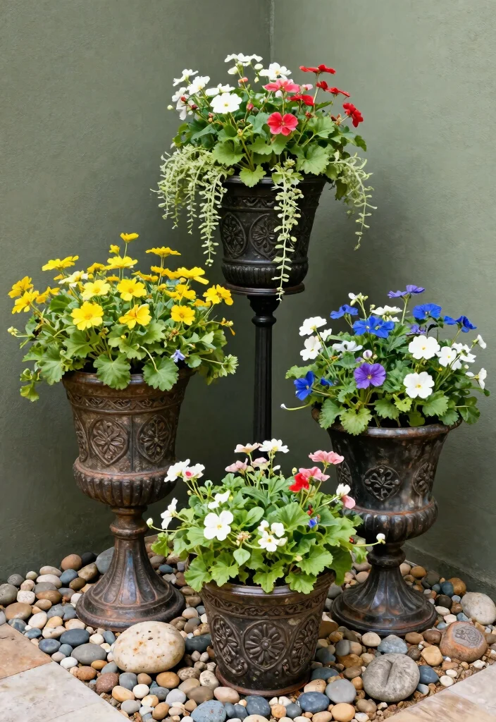 14 Large Outdoor Planter Ideas That Stay Put in Wind and Weather - 5. Cast Iron Planters 1