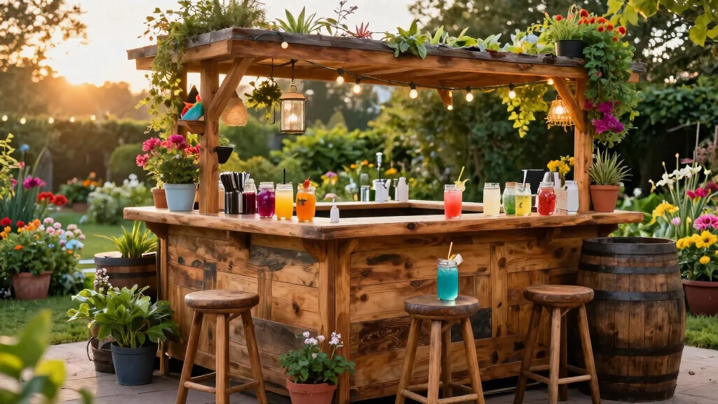 14 Outdoor Bar Ideas on a Budget That Don't Need Plumbing