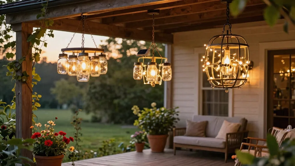14 Outdoor Chandelier Porch Ideas That Hang Without Electrical Work