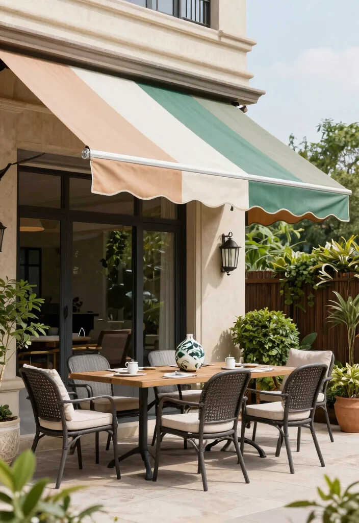 15 Awning Ideas Patio That Survive Wind Without Constant Repairs - 15. Custom Awnings Tailored to Your Needs 1