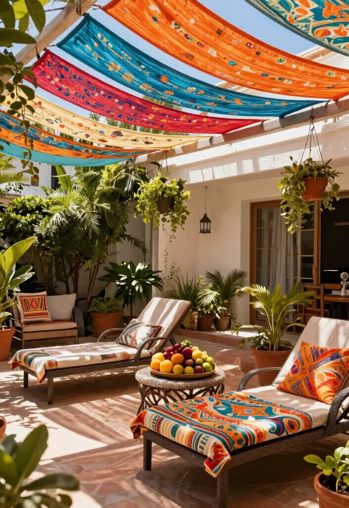 15 Awning Ideas Patio That Survive Wind Without Constant Repairs - 2. Fabric Awnings with UV Protection 1