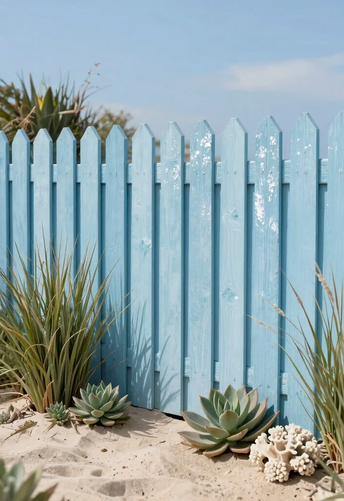 15 Cedar Fence Stain Colors That Last Without Annual Touch-Ups - 5. Coastal Blue 1