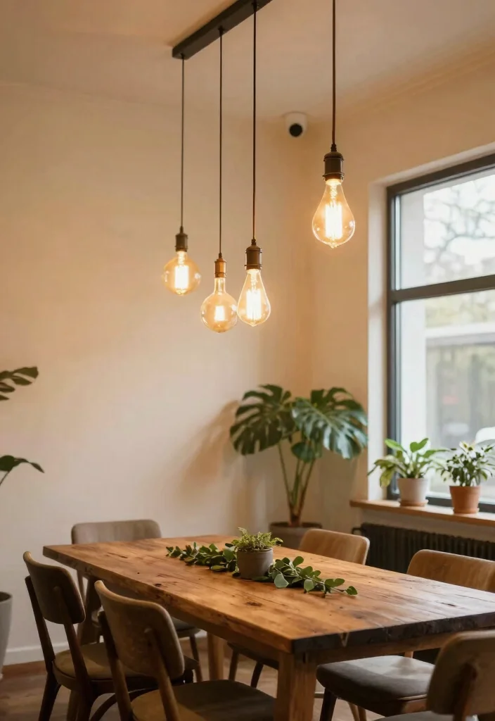 15 Ceiling Pendant Light Ideas That Hang Low Without Hitting Your Head - 2. Vintage Edison Bulb Pendant Lights 1