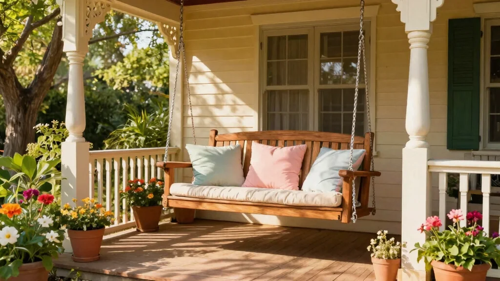 15 Front Porch Swing Ideas That Support Two Adults Safely