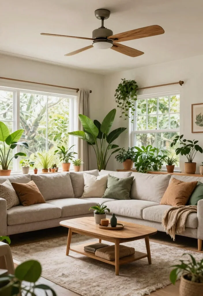 15 Modern Ceiling Fan Ideas That Move Air Without Looking Dated - 7. Eco-Friendly Ceiling Fans with Sustainable Materials 1