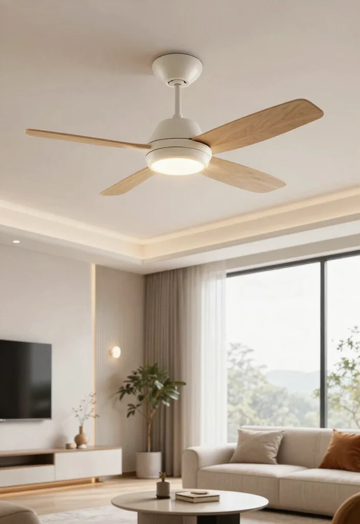 15 Modern Ceiling Fan Ideas That Move Air Without Looking Dated - 9. Unique Fan Designs that Stand Out 1