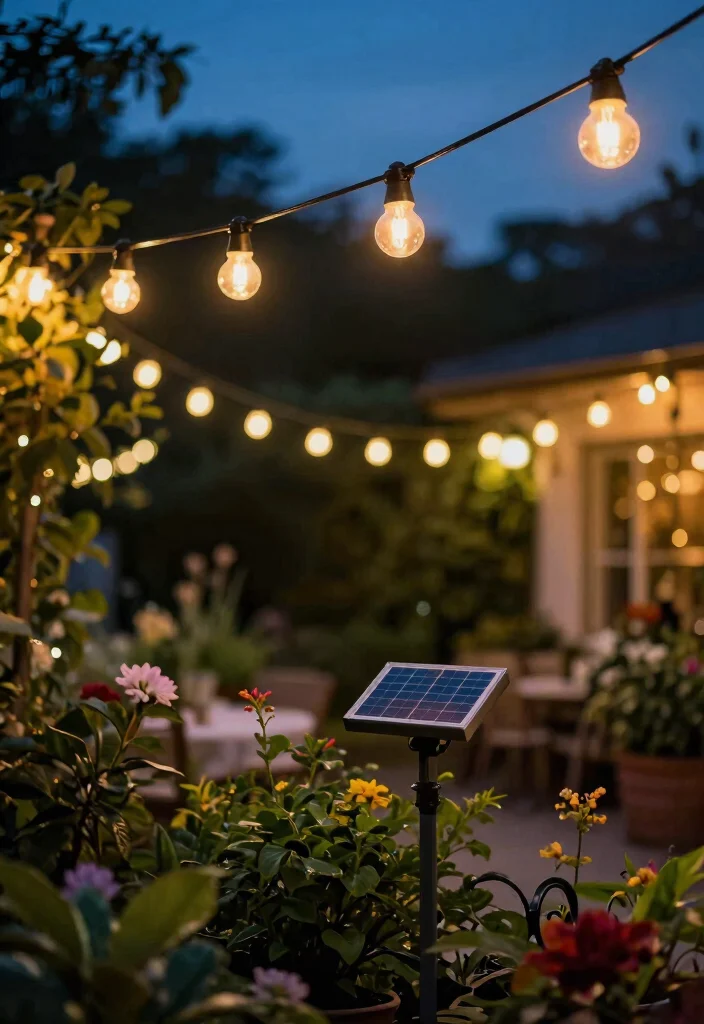 15 Outdoor Patio Lights That Install Without Hardwiring - 1. Solar String Lights 1