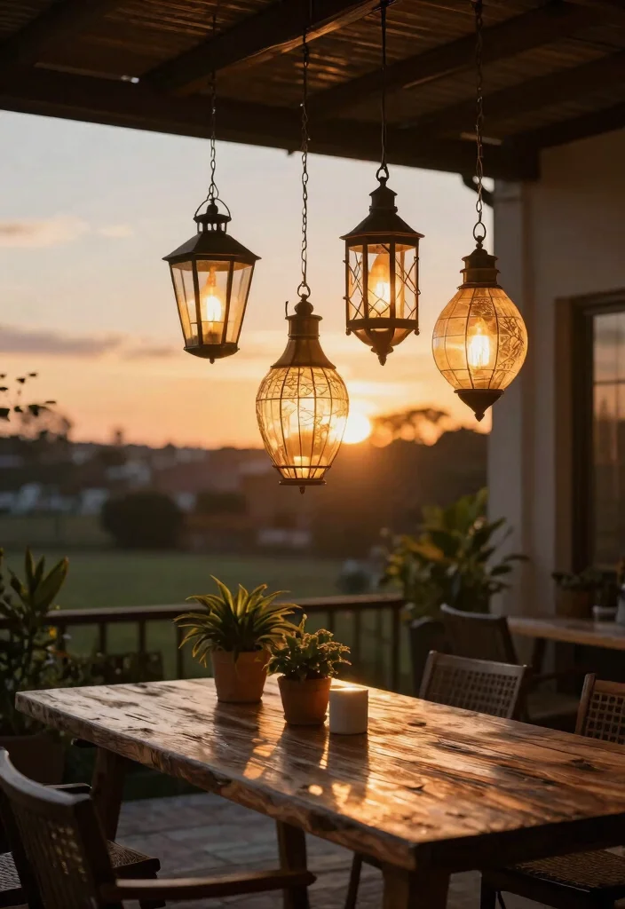 15 Outdoor Patio Lights That Install Without Hardwiring - 2. LED Hanging Lanterns 1