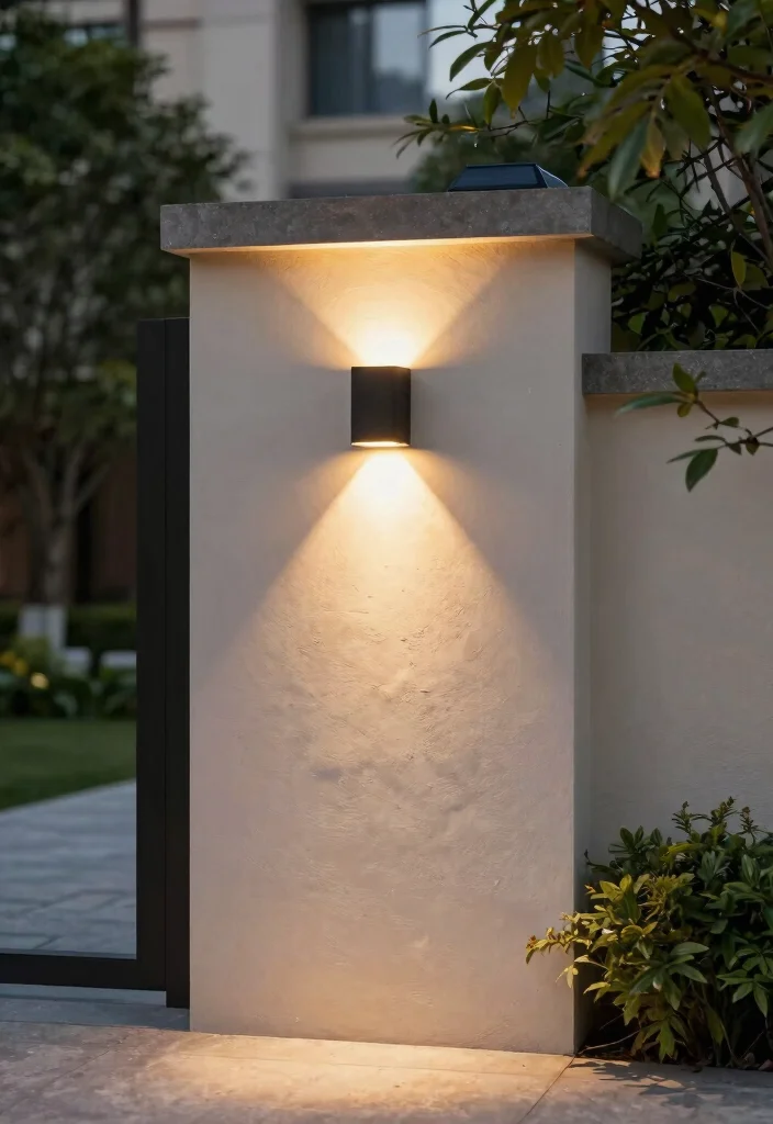 15 Outdoor Patio Lights That Install Without Hardwiring - 7. Solar-Powered Wall Lights 1