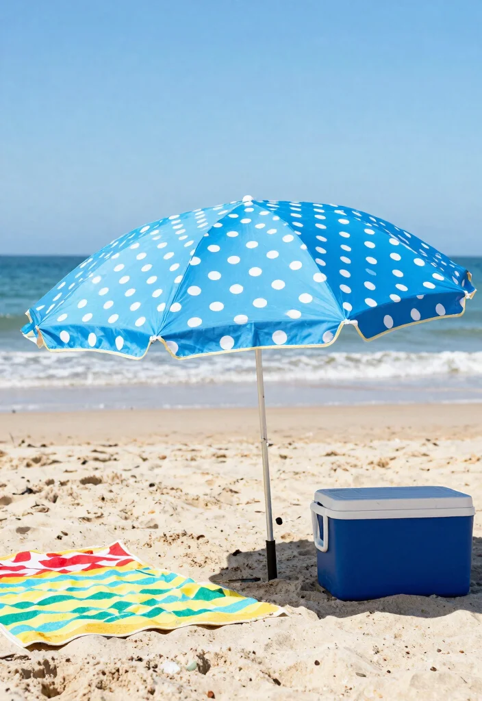 15 Patio Umbrella Ideas That Stay Put in Wind Without Tipping Over - 7. Portable Umbrellas with Anchors 1