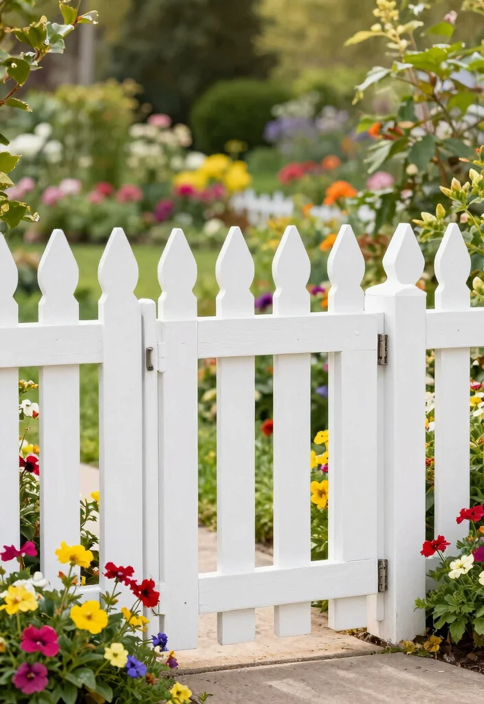 15 Privacy Fence Panels Ideas That Block Views Fast - 12. Classic Picket Fences for Style 1
