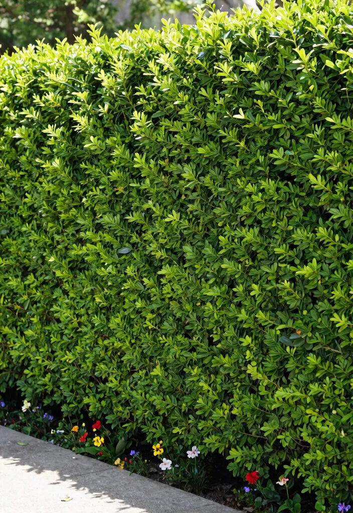 15 Privacy Fence Panels Ideas That Block Views Fast - 7. Living Hedge Walls 1