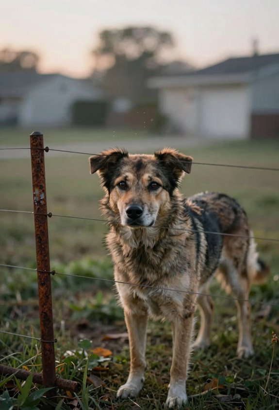 boundary anxiety from invisible fences