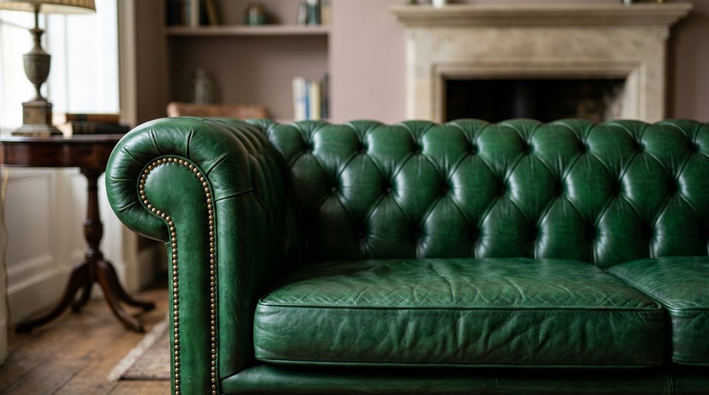 classic high back velvet sofa