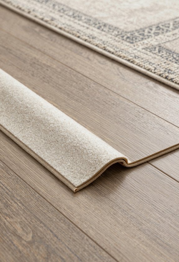 dual layer rug backing felt and eva