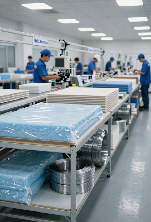helix mattresses vertically integrated manufacturing