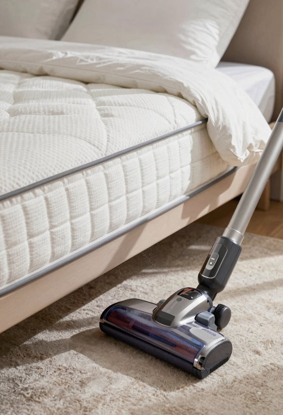 hepa vacuum removes embedded allergens